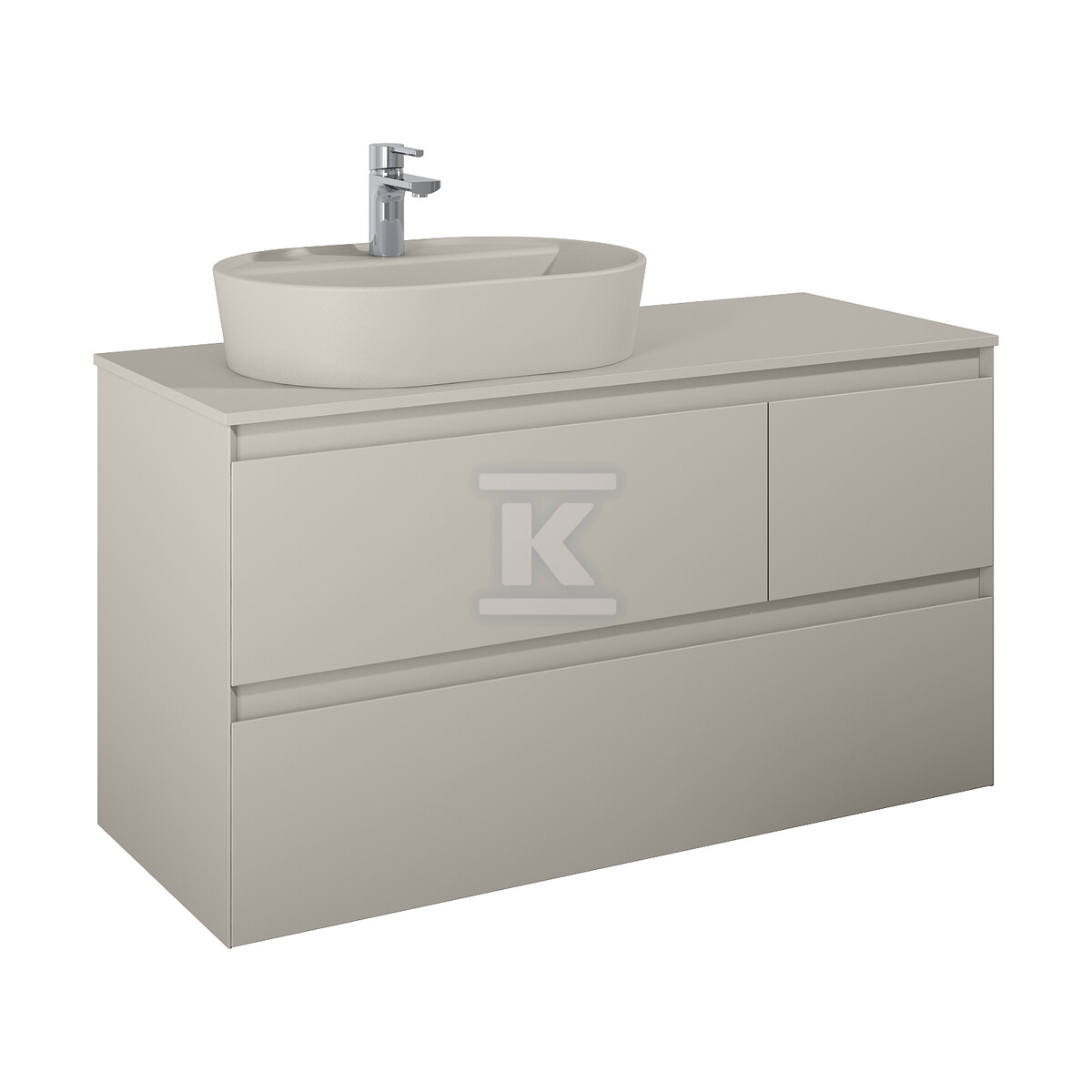 Szafka SPLIT 120 3s l fume matt pdw - RE012006157020