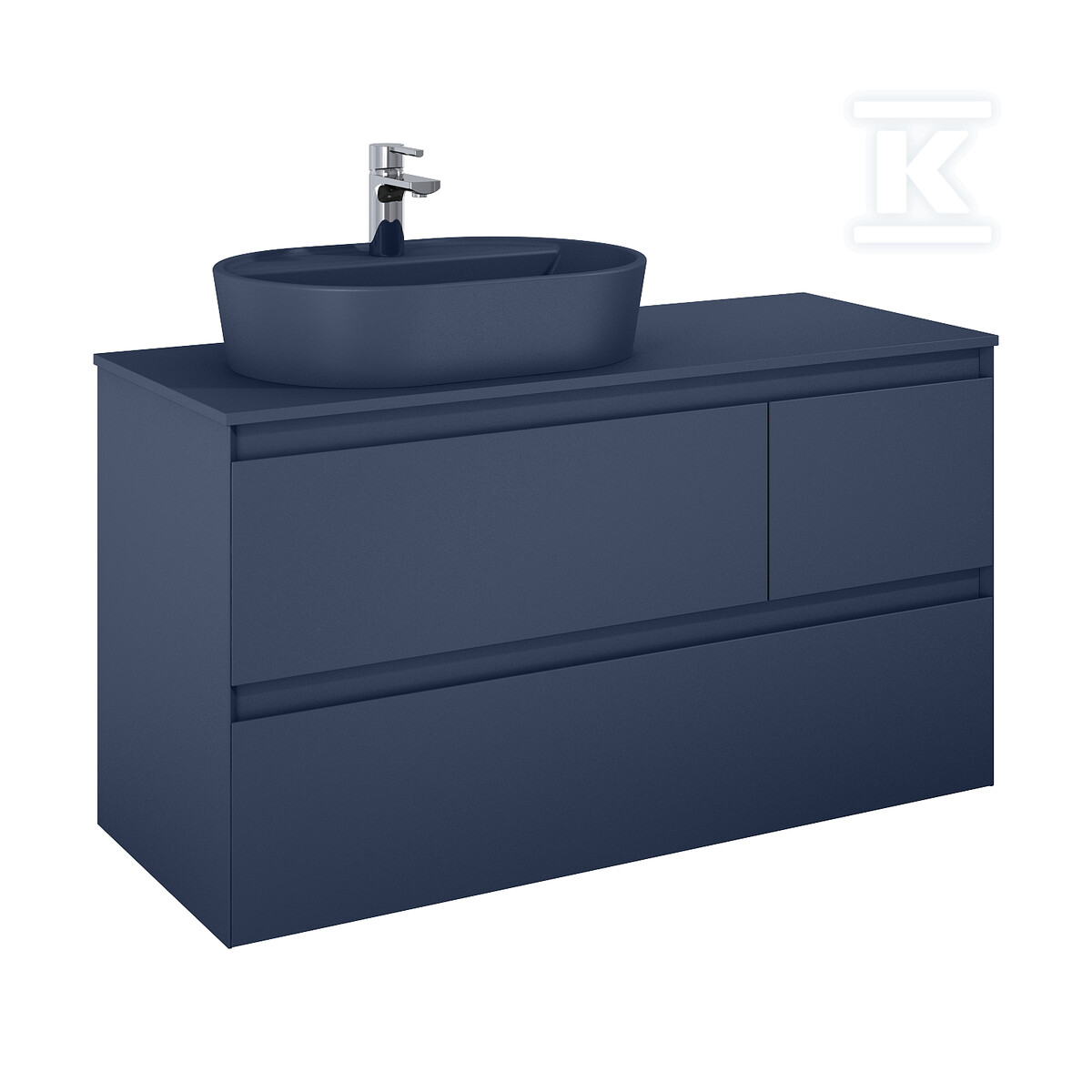Szafka SPLIT 120 3s l navy blue matt - RE012006157030