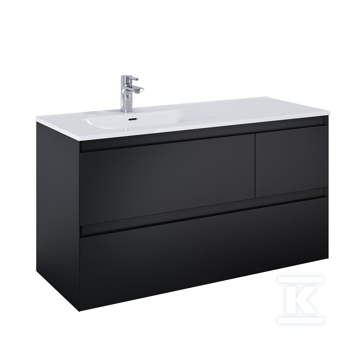 Szafka SPLIT 120 3s l black matt pdw - RE012006157160