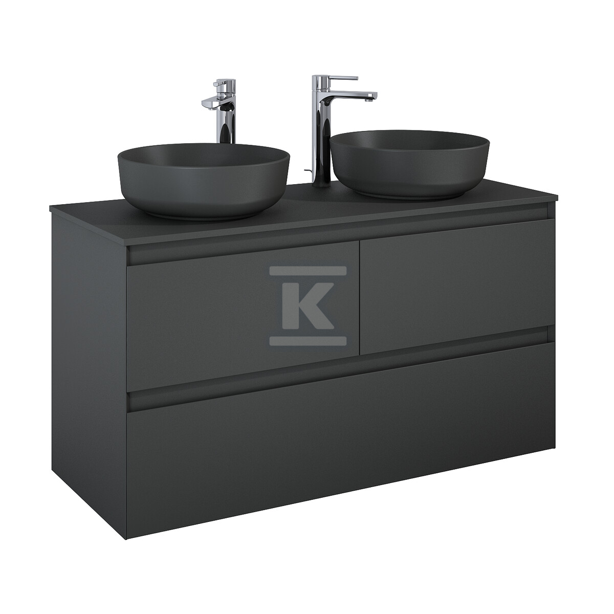 Szafka SPLIT 120 3s anthracite matt pdw - RE012007156010
