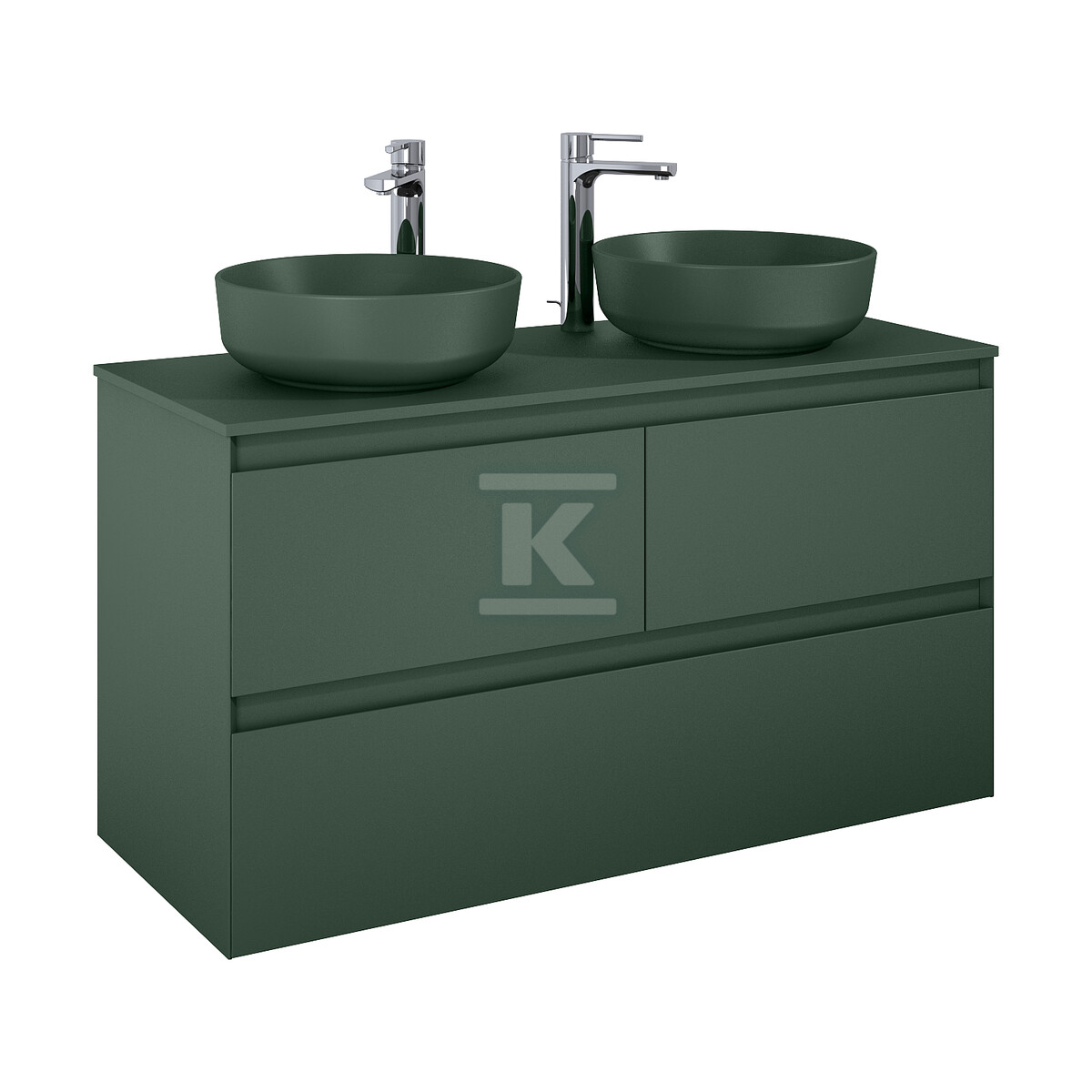 Szafka SPLIT 120 3s forest green matt - RE012007157010