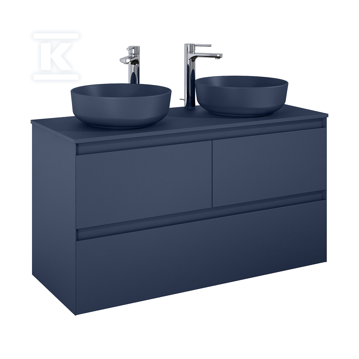 Szafka SPLIT 120 3s navy blue matt pdw - RE012007157030