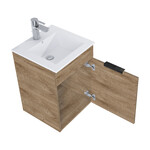 Zestaw z umywalką QUBO PLUS 40 1d dąb canela pdw