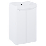 Zestaw szafka z umywalką HELO compact 40 2d white matt pdw
