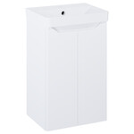 Zestaw szafka z umywalką HELO compact 40 2d white hg pdw