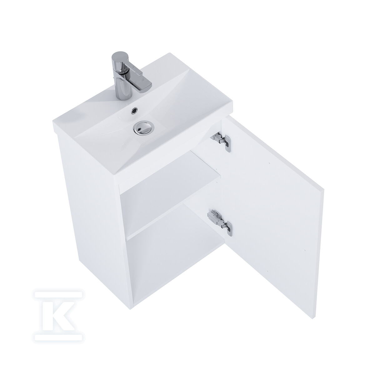 Zestaw szafka z umywalką KIDO 45 1d - RE020450115290