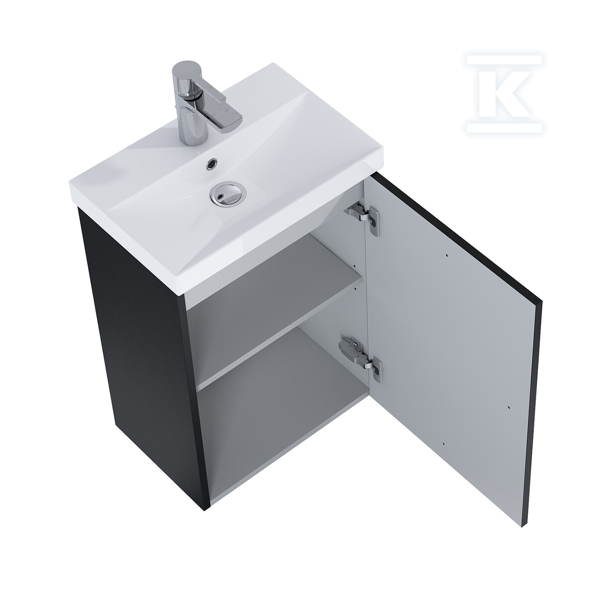 Zestaw szafka z umywalką KIDO 45 1d - RE020450117160