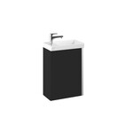 Zestaw szafka z umywalką SPRING 45 1d black matt pdw
