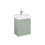 Zestaw szafka z umywalką TINY 45 1d sage matt pdw (um. white hg)