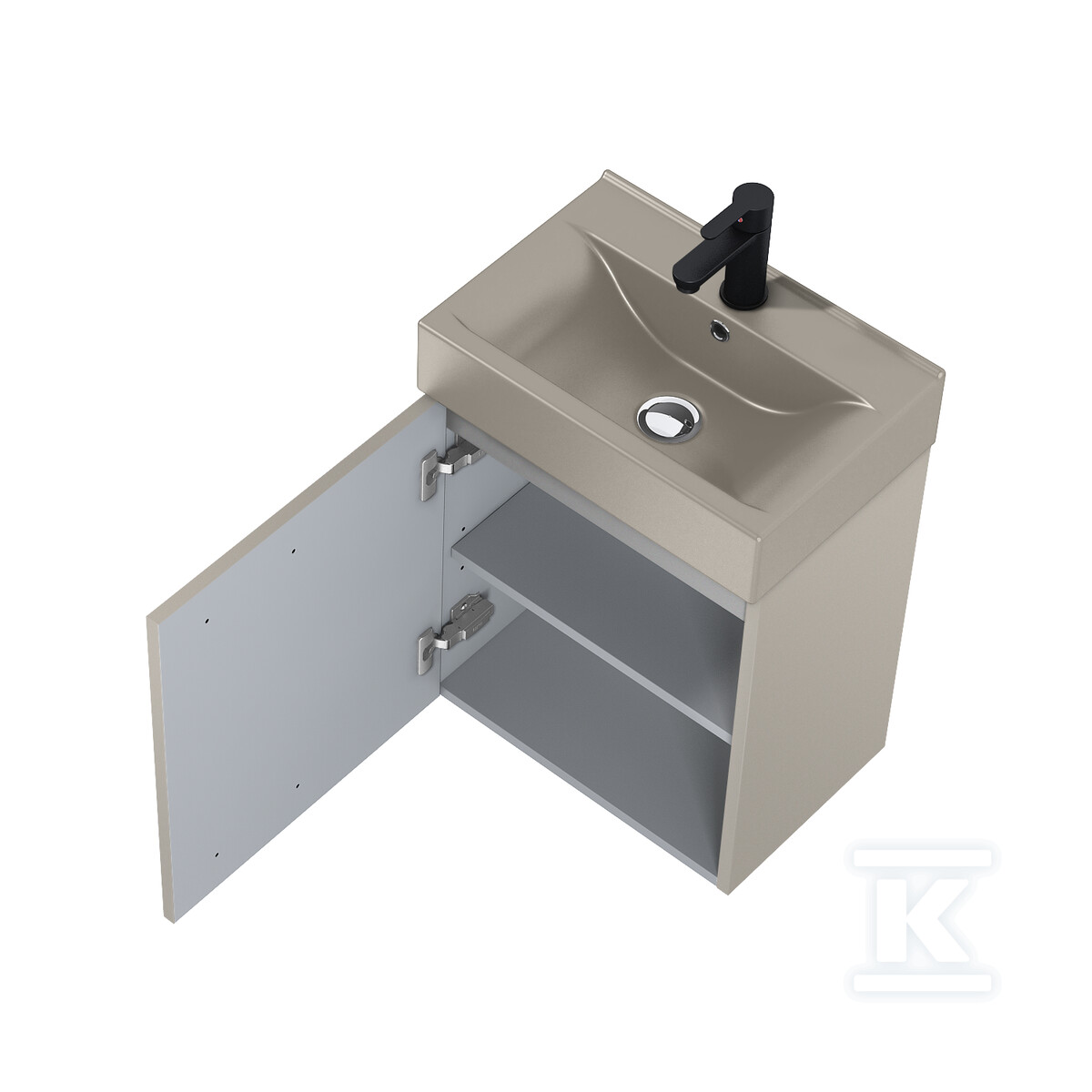 Zestaw szafka z umywalką TINY 45 1d - RE020450157020