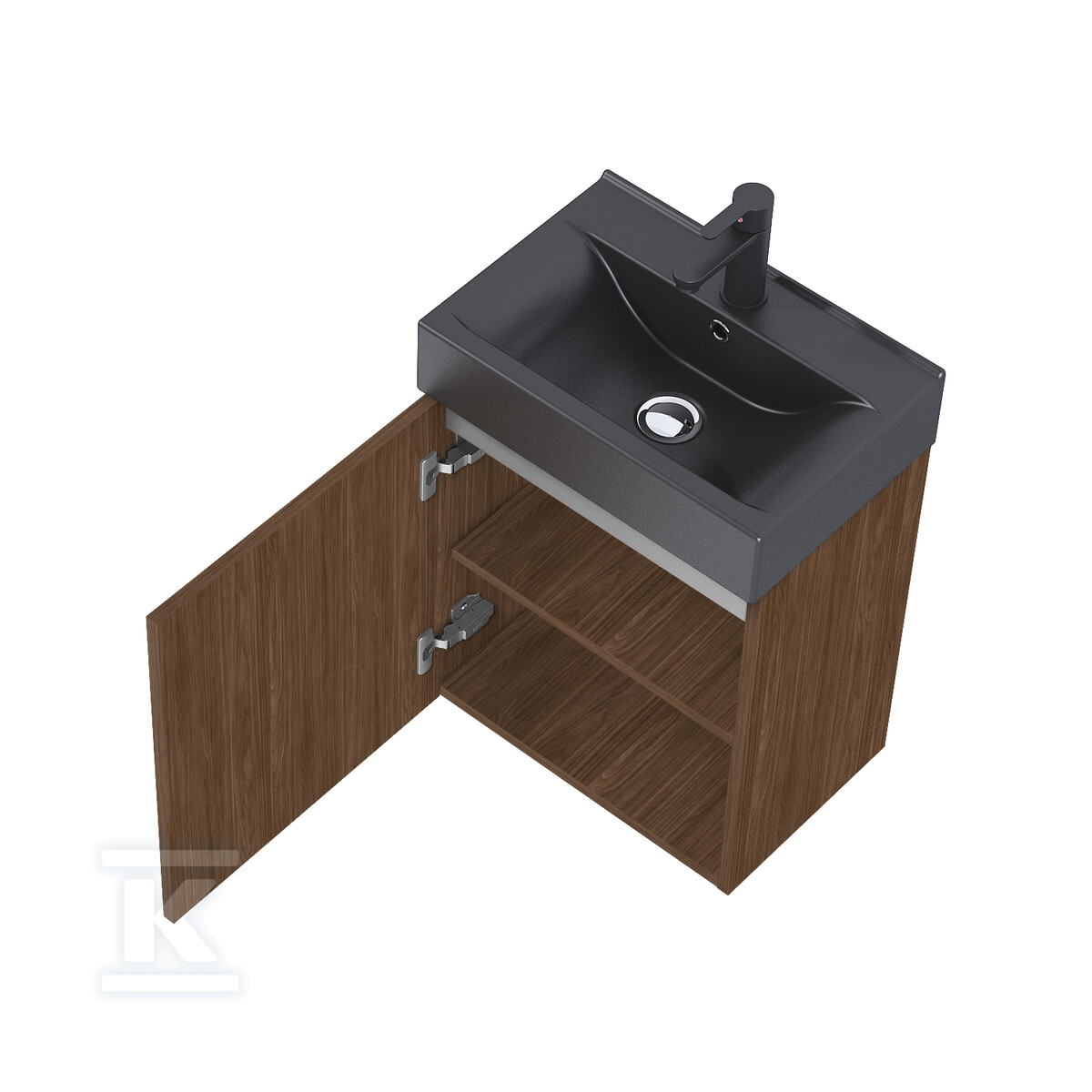 Zestaw szafka z umywalką TINY 45 1d - RE020450157060