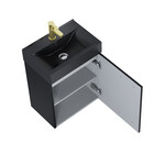 Zestaw szafka z umywalką TINY 45 1d blackt pdw (um.blackt)
