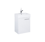 Zestaw szafka z umywalką TINY 45 1d white hg pdw (um. white)
