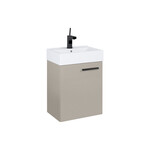 Zestaw szafka z umywalką TINY 45 1d fume matt pdw (um. white hg)