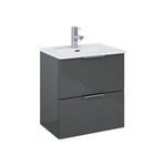 Zestaw szafka z umywalką STREET PLUS 50 2s anthracite hg pdw