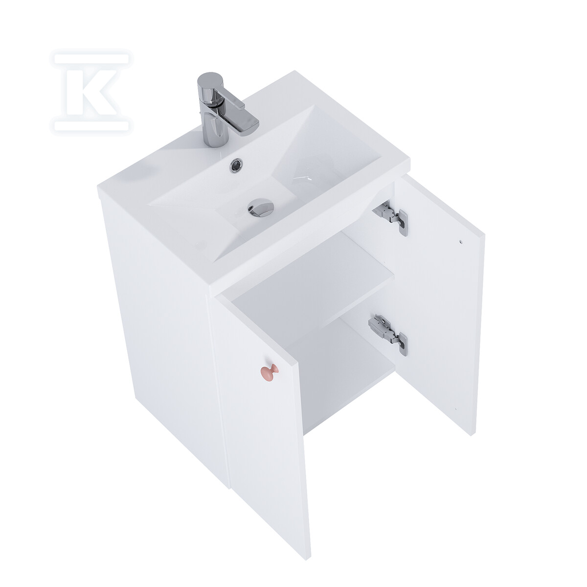 Zestaw szafka z umywalką KIDO 50 2d - RE020500115290