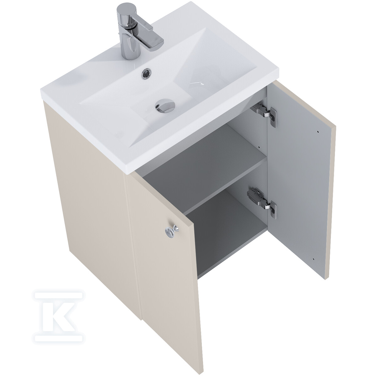 Zestaw szafka z umywalką KIDO 50 2d - RE020500117020