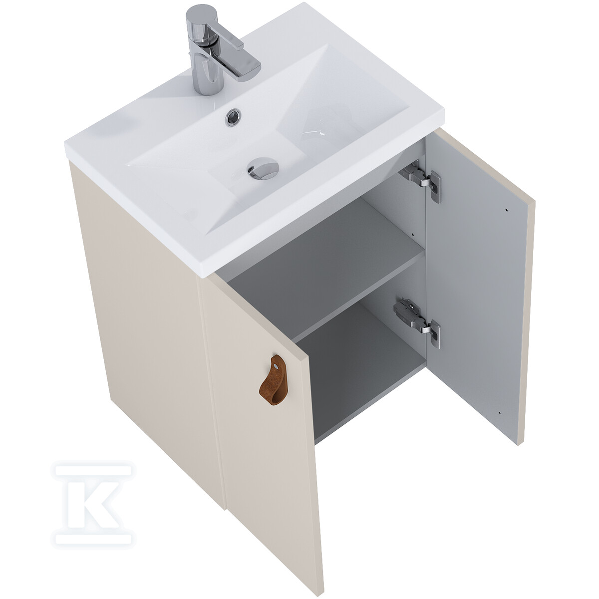 Zestaw szafka z umywalką KIDO 50 2d - RE020500117020