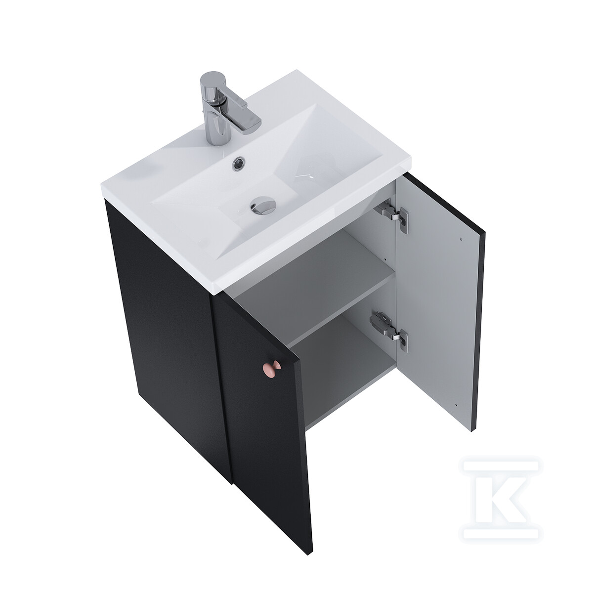 Zestaw szafka z umywalką KIDO 50 2d - RE020500117160