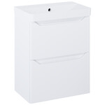 Zestaw szafka z umywalką HELO compact 50 2s white matt pdw