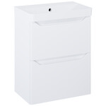 Zestaw szafka z umywalką HELO compact 50 2s white hg pdw