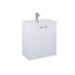 Zestaw szafka z umywalką KIDO 60 2d white matt podwójna