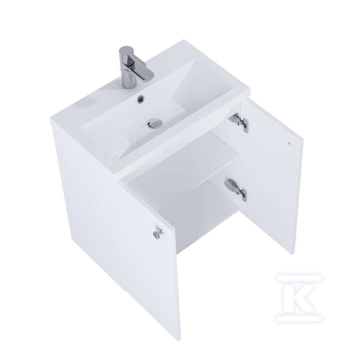 Zestaw szafka z umywalką KIDO 60 2d - RE020600115290