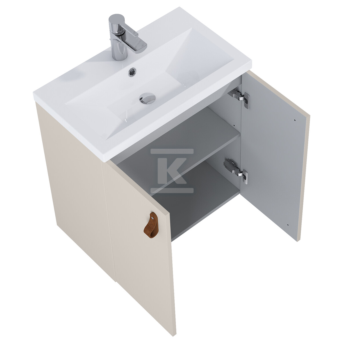 Zestaw szafka z umywalką KIDO 60 2d - RE020600117020