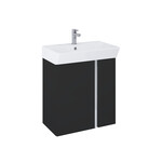Zestaw z umywalką SKYE 60 2d black matt pdw
