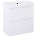 Zestaw szafka z umywalką HELO compact 60 2s white matt pdw