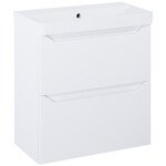 Zestaw szafka z umywalką HELO compact 60 2s white hg pdw