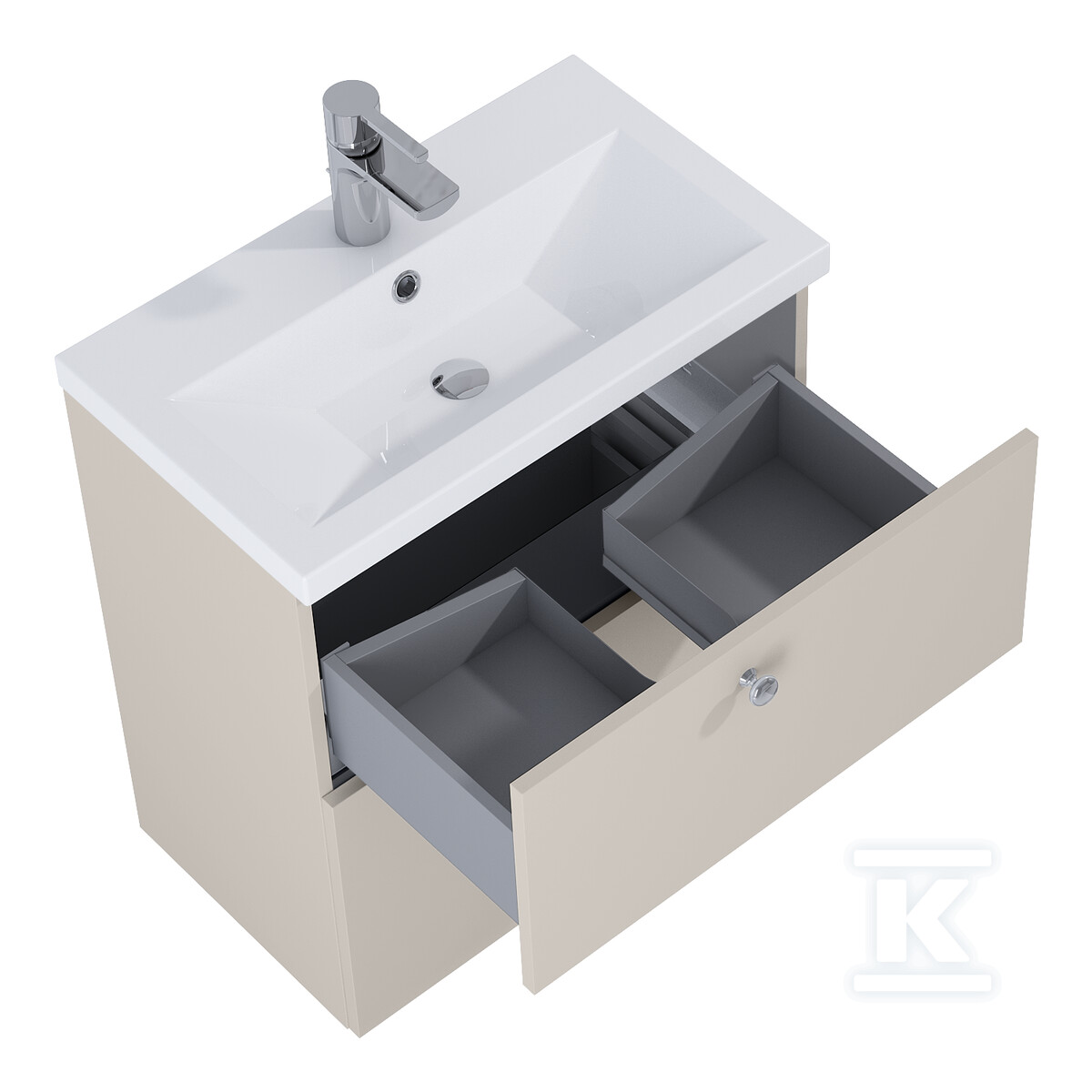 Zestaw szafka z umywalką KIDO 60 2s - RE020601117020