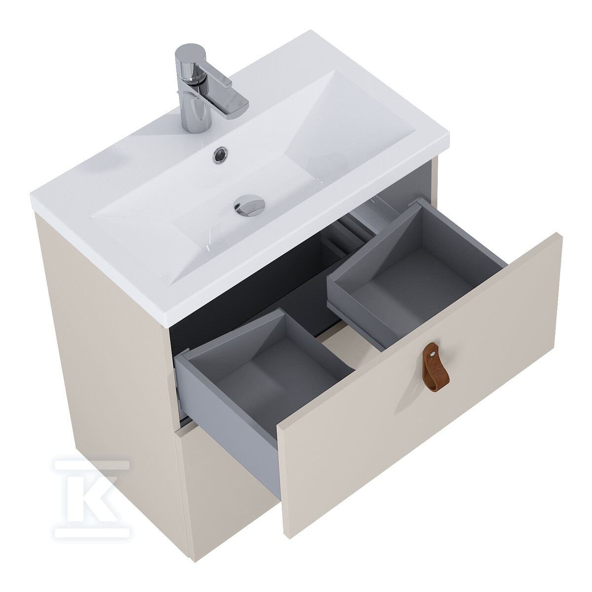 Zestaw szafka z umywalką KIDO 60 2s - RE020601117020