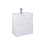 Zestaw szafka z umywalką KIDO 60 2s white hg podwójna