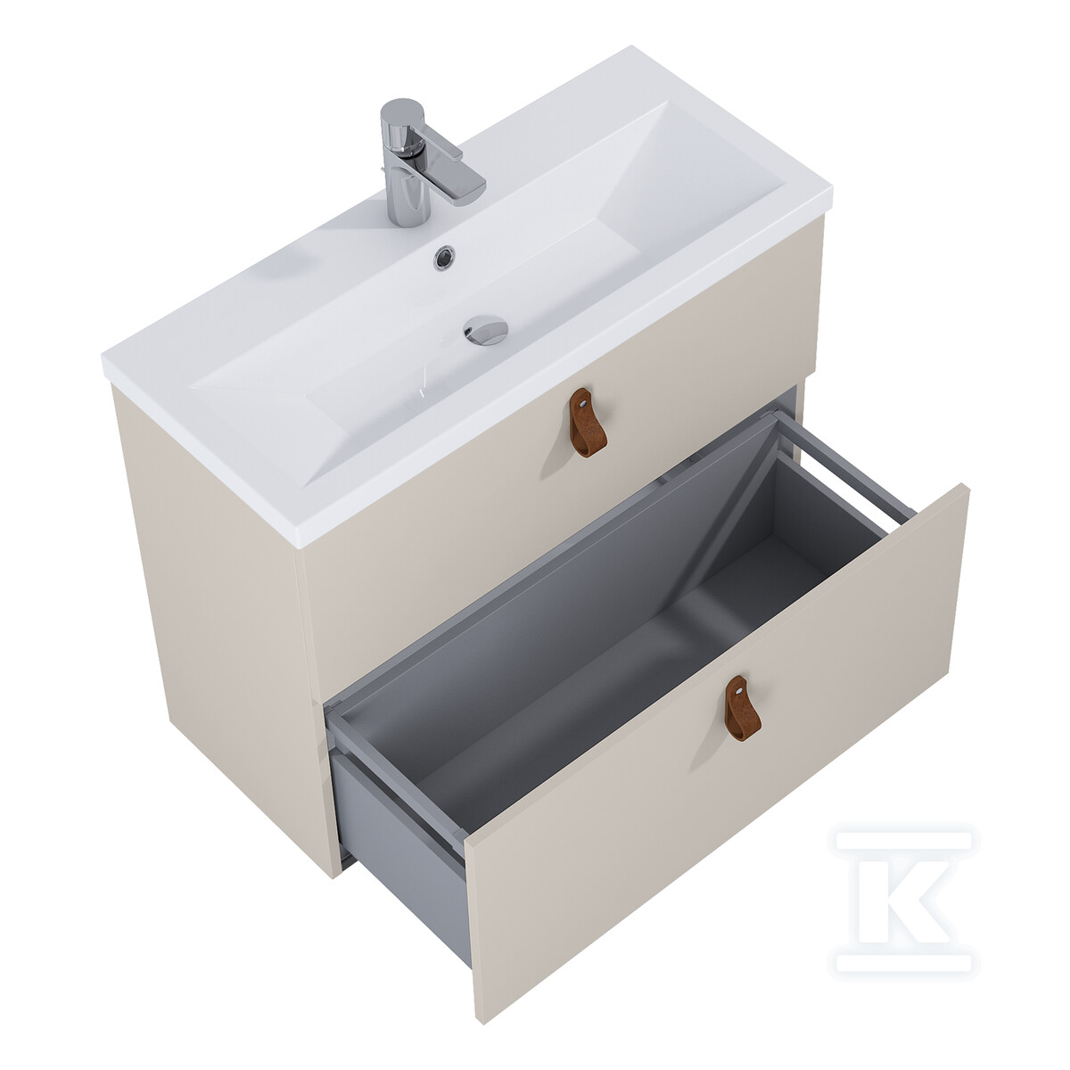 Zestaw szafka z umywalką KIDO 80 2s - RE020801117020