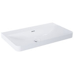 Umywalka SOFT 80, ceram white hg