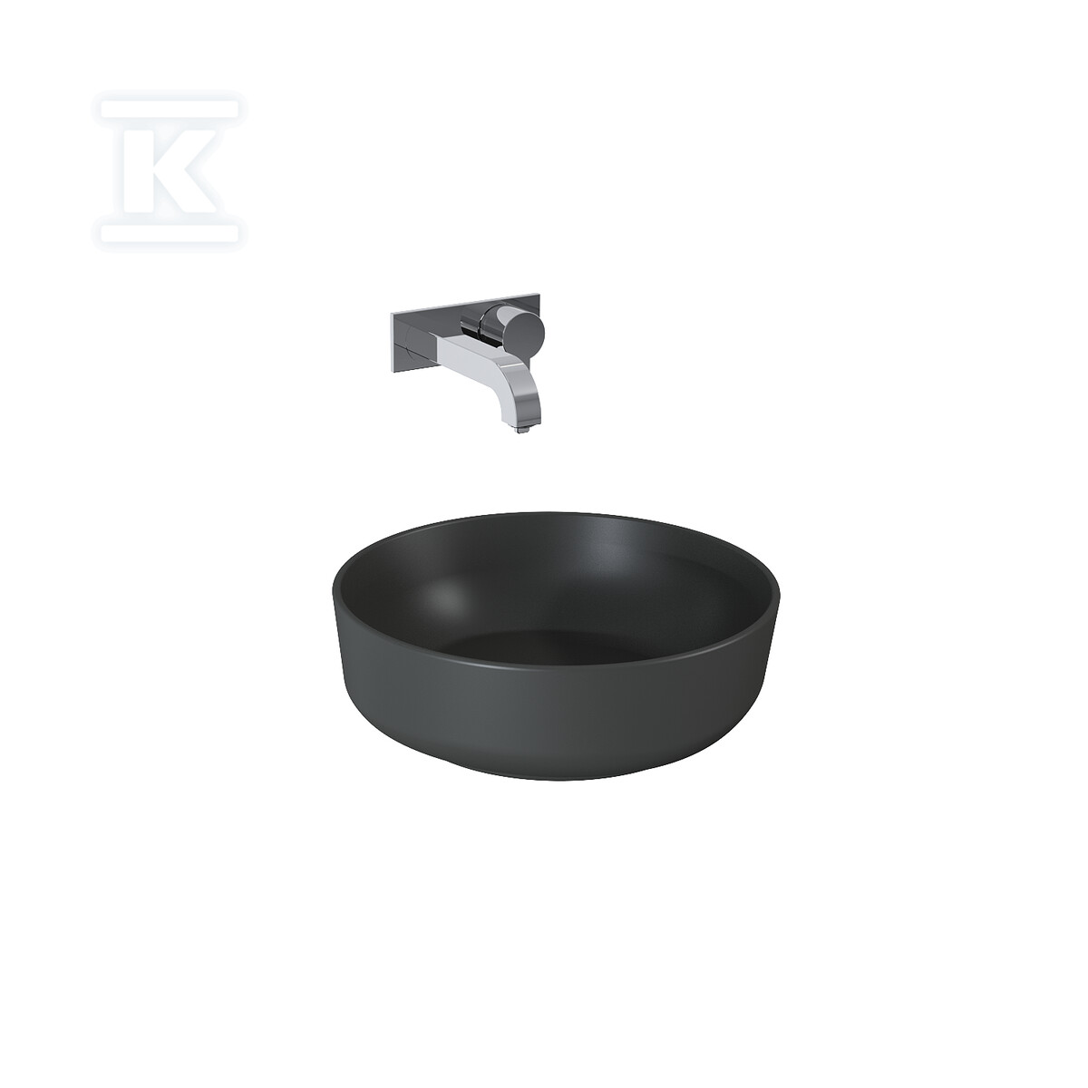 Umywalka LORCA 42x42 blat, ceram - RE040420046010