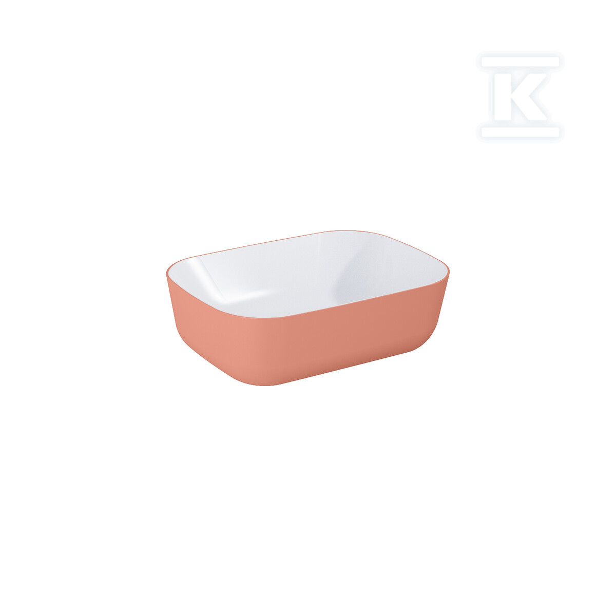 Umywalka RENI 46x33 blat, ceram white - RE040460896100