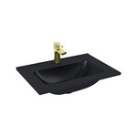 Umywalka SKAPPA 60, ceram black matt