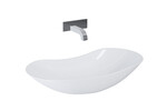 Umywalka PIATO 73x38 blat, ceram white hg