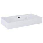 Umywalka DIMPLE 80 ścienna, marmur white matt