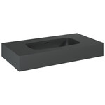 Umywalka DIMPLE 80 ścienna, marmur anthracite matt