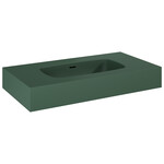 Umywalka DIMPLE 80 ścienna, marmur forest green matt