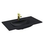 Umywalka SKAPPA 80, ceram black matt