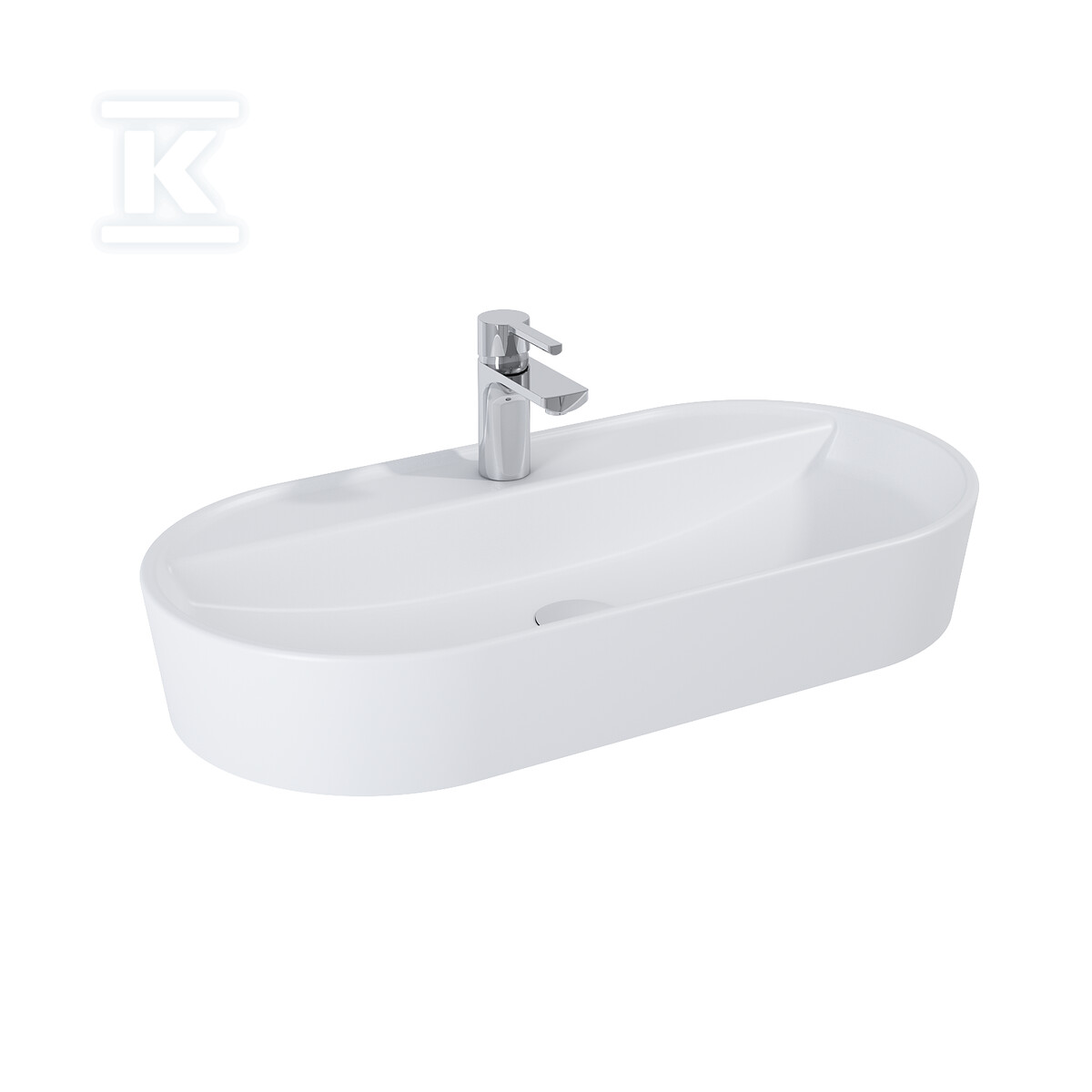 Umywalka BABETTE 82x42 blat, ceram - RE040820018060