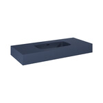 Umywalka DIMPLE 100 ścienna, marmur navy blue matt
