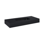 Umywalka DIMPLE 100 ścienna, marmur black matt
