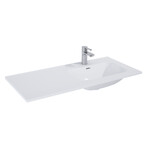 Umywalka SKAPPA 100 prawa (60+40) ceram white hg