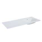 Umywalka SKAPPA 120 bez otworu prawa (60+60) ceram white hg