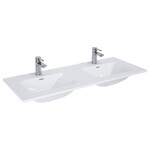 Umywalka SKAPPA 120 duo, ceram white hg